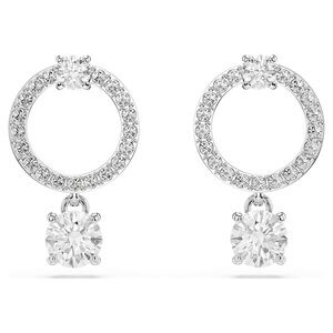 Swarovski Constella hoop earrings
Round cut, White, Rhodium plated. NWT